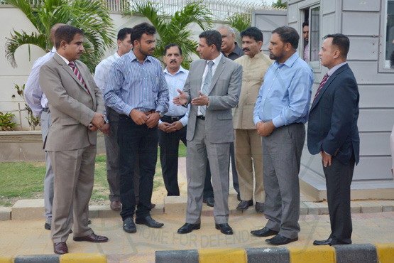 ADMINISTRATOR VISITS E-TAGGING PROJECT IN DHA PHASE-VIII
