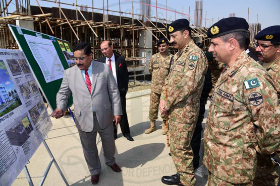 COMMANDER 5 CORPS VISITS DHA HEAD OFFICE