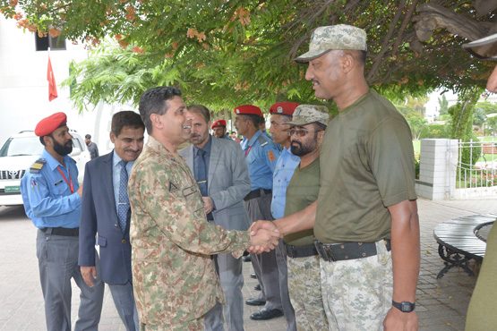 ADMINISTRATOR MEETS THE SPIRITED DHA VIGILANCE TEAM