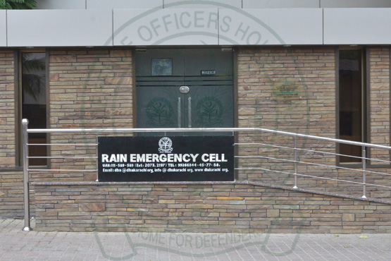 ESTABLISHMENT OF RAIN EMERGENCY CELLS – DHA