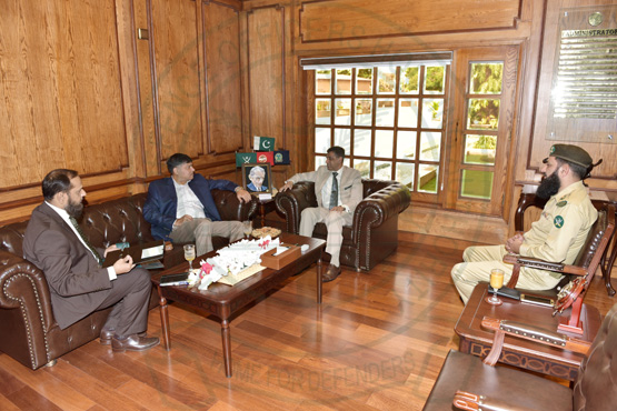 DG LAND GHQ CALLS ON ADMINISTRATOR DHA